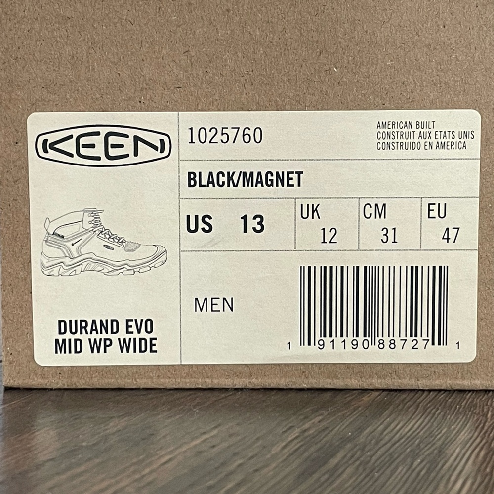 Keen Durand Mid Waterproof Wide Boots - Picture 7 of 7